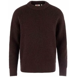 Fjällräven Övik Waffle Pullover Schwarz 58