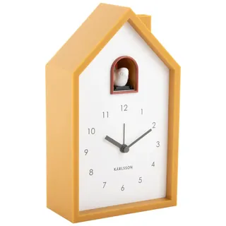 Karlsson [DL] Alarm Clock Modern Cuckoo Ochre Yellow