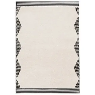 Rikmani Hochflor-Teppich Hochflorteppich Schlafzimmerteppich Moderner Teppich Flauschiger Teppi schwarz