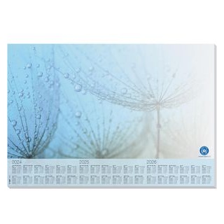 Sigel Schreibunterlage HO450, mehrfarbig, Papier, Drops, 30 Blatt, mit Kalender, 60 x 41cm
