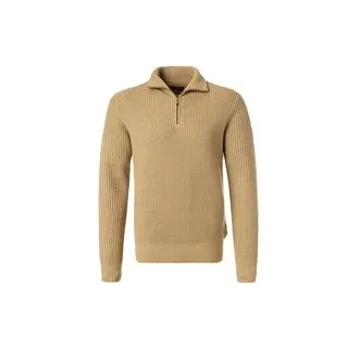 Marc O'Polo Herren Troyer beige unifarben, beige, Herbst/Winter 2023/2024