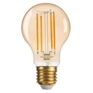 Brennenstuhl LED-Lampe Connect Filament Birne, E27, 4,9W ersetzt 40W, warmweiß, App-fähig, WLAN