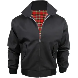 Vintage Harrington Von Wholesale Workwear - Erwachsene Harrington Jacke Britisch Mantel Klassisch 1970er Jahre Retro Scooter Kariertes Futter - L