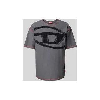 T-Shirt mit Label-Detail, Graphit, $listsize[$i].replace('"','"')