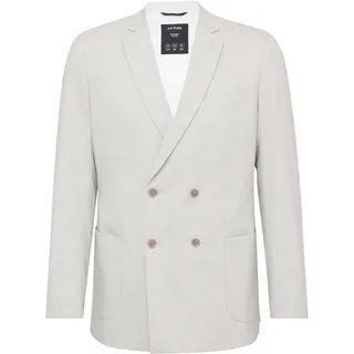 s.Oliver s.O PURE: Zweireihiges Sakko im Slim Fit - creme - 52