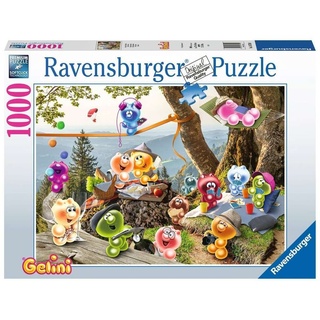 Ravensburger Puzzle 16750 Gelini Auf zum Picknick 1000 Teile Puzzle, 1000 Puzzleteile bunt