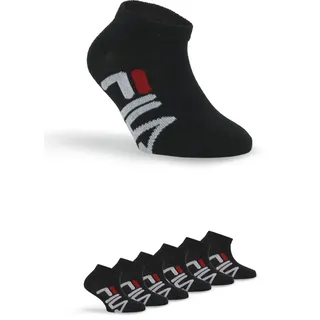 Fila JUNIOR UNISEX INVISIBLE SOCKS 6 Paar Schwarz 31-34