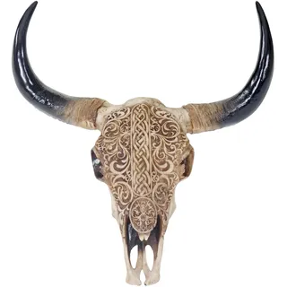 MCW MCW, Wanddeko, Stier Skull Tribal-45