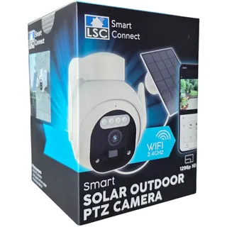 LSC - Akku Solar Außen WLAN IP Kamera Outdoor HD Überwachung Schwenkend IP65