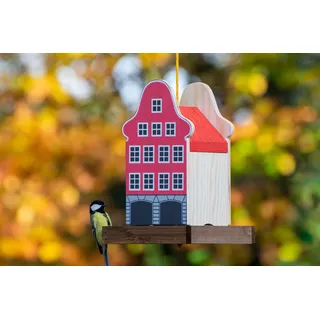dobar Buntes Deko-Vogelhaus "Münster"