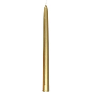 Duni Spitzkerzen gold, 2 x 26 cm, 10 Stück