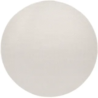 KADIMA DESIGN Unifarben Kurzflorteppich Ø 80 cm Creme