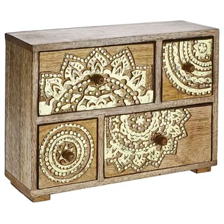 Butlers Deko-Schrank BALI in Gold | Gr.: onesize