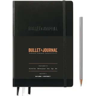 Leuchtturm1917 Notizbuch Bullet Journal A5 Schwarz dotted