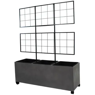 Dehner Milano 99,5 x 35 x 130 cm Grau