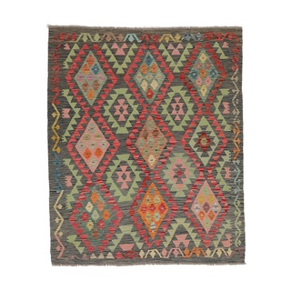 Kelim Afghan Old Stil Teppich 159x190