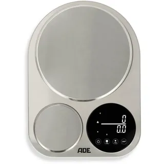 ADE Elektrische, Edelstahl, Metall, 16.5x3x23 cm, Backen, Küchenwaagen