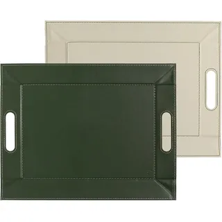 Freeform Duo Wendetablett, 45x35cm, olive/elfenbein