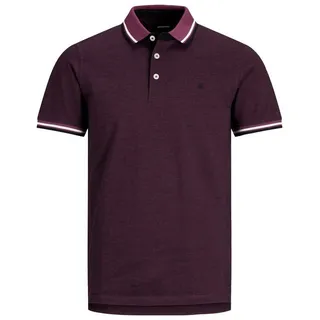 Jack & Jones Poloshirt Polo Shirt JJEPAULOS Sommer Hemd Kragen Pique Cotton (1-tlg) 3613 in Violett lila L