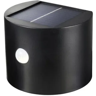Sygonix Außenwandleuchte Metall 10,0 cm inkl. Bewegungsmelder schwarz