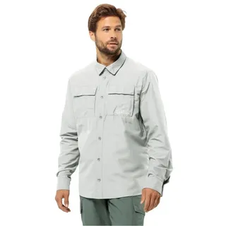 Jack Wolfskin Langarmhemd grau M