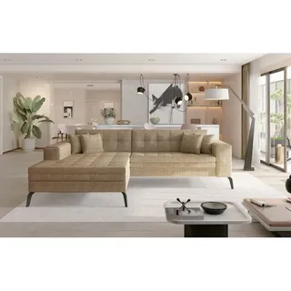 MF Design Sokka Recamiere Links in Beige -  (L) 292 x (B) 292 x (H) 84 cm | Gr.: onesize