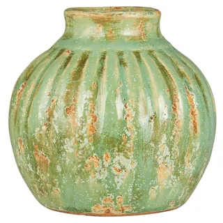 ib laursen Vase Marina Antik-Look, in grün Ø Gr.: onesize