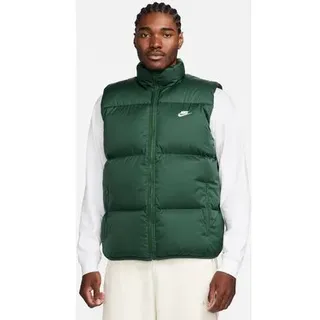 NIKE Herren Weste M NK CLUB PUFFER VEST, Größe M in Grün FIR/WHITE