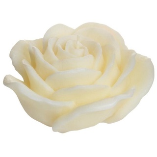 Dekohelden24 Adventskerze Hochwertige Duftkerze als Rosenblüte in verschiedenen Farben, aus (1 Stück, 1-tlg), Duftkerze