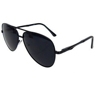 Ella Jonte Pilotenbrille Herren Sonnenbrille schwarz polarisierend UV 400 im Etui schwarz