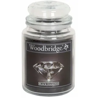 Woodbridge Duftkerze Woodbridge 130 Std (1-tlg), Black Diamond schwarz