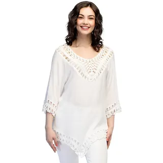 Boland - Boho Tunika, Bluse für Damen, Oberteil für Karneval, Sommer oder den Alltag, Hemd für Ibiza Look