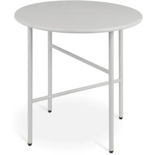 bomoe Beistelltisch Ø 44/46 cm Hellgrau