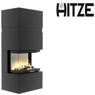 Hitze Kaminofen Hitze TRINITY 80x35x53.G Kaminbausatz BImSchV II BAUART1