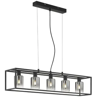 Fischer & Honsel Iska 5-flg. 95x18 cm zylinderförmig schwarz