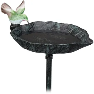 Relaxdays Vogeltränke 100,5 x 13,5 x 19 cm Mehrfarbig