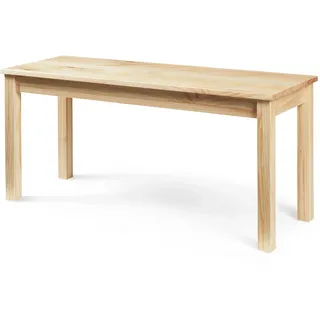 [en.casa] Sitzbank Trerunulu Beige 100 x 35 x 45 cm
