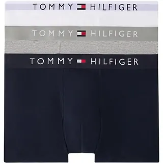Tommy Hilfiger Um0um03181 Boxershorts 3 Einheiten Grey / White / Desert Sky L