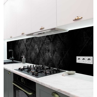 MyMaxxi Dekorationsfolie Küchenrückwand Dunkles Mosaik selbstklebend Spritzschutz Folie 60 cm x 60 cm