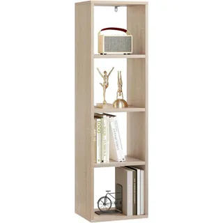 Woltu Bücherregal 30 x 106,5 x 23,5 cm Beige
