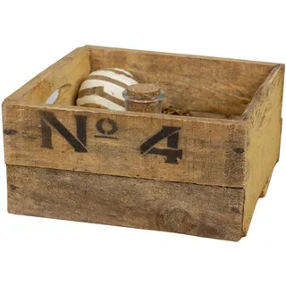 Kistenkolli Altes Land Holzkiste Geschenk-Box Schatzkiste Holzkiste Holztruhe Hochzeitskiste Altholz Upcycling Vintage (No4 23x21x12cm)