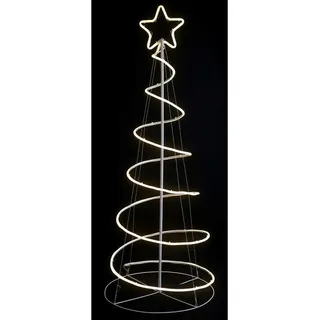 Deluke Weihnachtsbaum-Spirale, Silber, Metall, 122 cm, Dekoration, Weihnachtsdekoration, Weihnachtsbäume & Zubehör