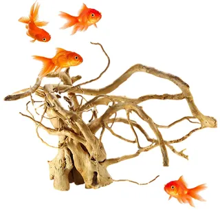 Aqua Ornaments Wurzeln, Treibholz Für Das Aquarium, Aquarium Driftwood,Massive Reptilienholzzweige, Aquarium Dekoration Für Aquarien, Kleine Fische Verstecken Ruftup Aquarium Fisch Garnelen Versteck