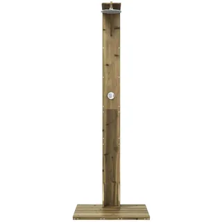 vidaXL Gartendusche Braun 214,5 cm