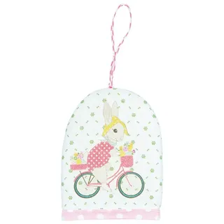 Greengate Eierbecher Cilja Rabbit Eierwärmer white bunt|weiß