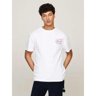 Tommy Jeans Reg Spray Ext Kurzarm-T-Shirt White XL