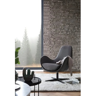 SalesFever Drehsessel, Relaxsessel in moderner Optik grau