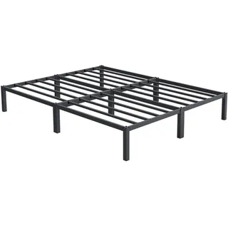 ML-Design Metallbett 160x200 cm auf Stahlrahmen mit Lattenrost, Anthrazit, Metall Rechteckig, Schlafzimmer Betten, Metallbetten