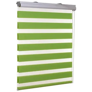 Doppelrollo Doppelrollo Duorollo mit Kassette Kassettenrollo, ventanara grün 120 cm x 220 cm