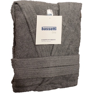 Bassetti Bademantel, Grau, m